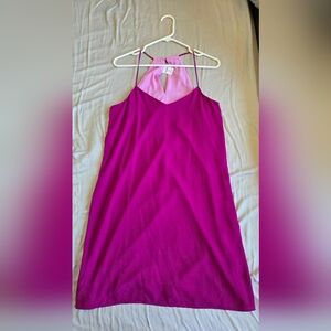 Vibrant Pink Sleeveless Dress